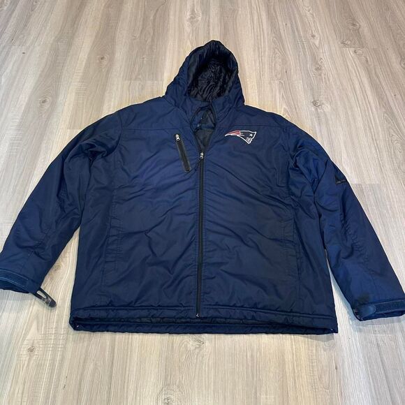 Vintage early 2000s NFL New England Patriots Puffer‎ Jacket.   Size XL. - Picture 8 of 8